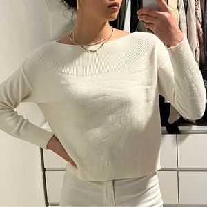 Anthropologie boat neck sweater